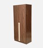 Wilder 2 Door Wardrobe with Adjustable Shelf in Columbian Walnut Finish