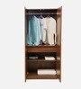 Wilder 2 Door Wardrobe with Adjustable Shelf in Columbian Walnut Finish