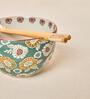 Wildflower Ramen Bowl with Chopsticks, 450ml