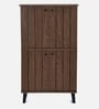 Wildon 4 Door Shoe Rack In Walnut Color