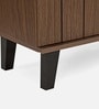 Wildon 4 Door Shoe Rack In Walnut Color