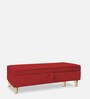 William 2 Seater Bench with Storage in Red Colour