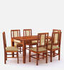 William Cane 6 Seater Dining Set In Honey Finish