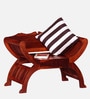 William Sheesham Wood Arm Chair In Scratch Resistant Honey Oak Finish