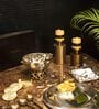 Willow Leaf Gold Stainless Steel Tissue Holder