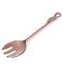 Willow Leaf Salad Server  Rose Gold