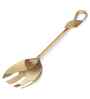 Willow Leaf Salad Server Gold
