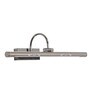 Willow Led Adjustable Swivel Picture Light In Antique Nickel Finish