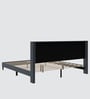 Willow Upholstered King Size Bed In Grey Colour