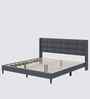 Woodlyn Upholstered Queen Size Bed In Grey Colour