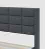 Woodlyn Upholstered Queen Size Bed In Grey Colour