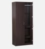 Willy 2 Door Wardrobe in Walnut Finish