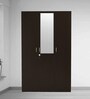 Willy 3 Door Wardrobe in Wenge Finish with Mirror