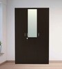 Willy 3 Door Wardrobe in Wenge Finish with Mirror