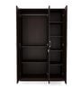 Willy 3 Door Wardrobe in New Wenge Finish with Mirror