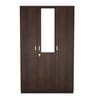 Willy 3 Door Wardrobe in New Wenge Finish with Mirror