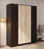 Willy 4 Door Wardrobe Without Mirror In Wenge And Sonoma Oak Finish