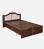 Willy Double Bed Without Storage In Wenge And Sonoma Oak Finish Willy Double Bed Without Storage In Wenge And Sonoma Oak Finish