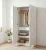 Willy Plus 2 Door Wardrobe In White Finish