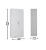 Willy Plus 2 Door Wardrobe In White Finish