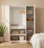 Willy Plus 3 Door Wardrobe In White Finish