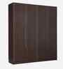 Willy Plus 4 Door Wardrobe In Walnut Finish