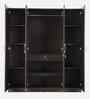 Willy Plus 4 Door Wardrobe In Walnut Finish