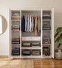 Willy Plus 4 Door Wardrobe In White Finish