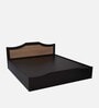 Willy Queen Size Bed in New Wenge Finish with Box Storage
