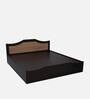 Willy Queen Size Bed in Wenge & Oak Finish with Box Storage