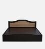 Willy Queen Size Bed in Wenge & Oak Finish with Box Storage