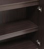 Willy 3 Door Wardrobe in Walnut Finish