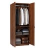 Wilson 2 Door Wardrobe in Walnut Finish