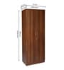 Wilson 2 Door Wardrobe in Walnut Finish
