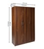 Wilson 3 Door Wardrobe in Walnut Finish