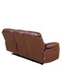 Wilson Leatherette Motorised Recliner Set in Brown Colour