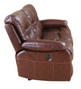 Wilson Leatherette Motorised Recliner Set in Brown Colour