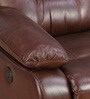 Wilson Leatherette Motorised Recliner Set in Brown Colour