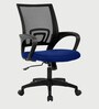 Wilson Mid Back Executive Office Chair in Blue Colour