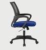 Wilson Mid Back Executive Office Chair in Blue Colour