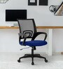 Wilson Mid Back Executive Office Chair in Blue Colour