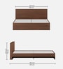 Wilson Queen Bed in Rigato Walnut Finish