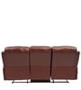 Wilson Leatherette Manual 3 Seater Recliner in Caramel Colour