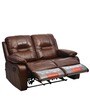 Wilson 2 Seater Recliner in Caramel Colour