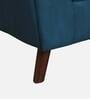 Imelda Velvet 1 Seater Sofa In Teal Blue Colour