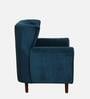 Imelda Velvet 1 Seater Sofa In Teal Blue Colour