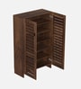Wimzoe Shoe Cabinet In Brown Maple Finish