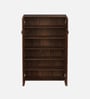 Wimzoe Shoe Cabinet In Brown Maple Finish