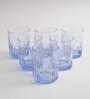 Wind 300ml Blue Glass (Set of 6) Everyday Glasses