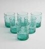 Wind 300ml Green Glass (Set of 6) Everyday Glasses